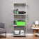 Metal rack, MS 1500x750x400, 4 shelves