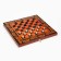 Board game 3 in 1 "Khokhloma Red": chess, backgammon, checkers, wood 40 x 40 cm