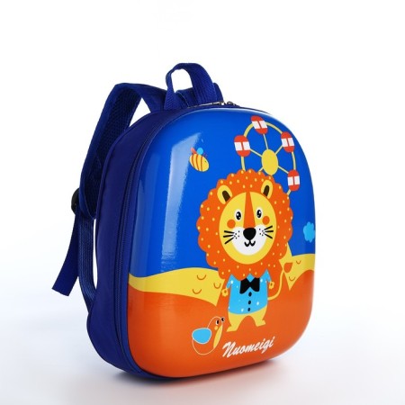 Baby backpack on lightning, blue color-4