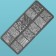 Stamping disk Metal "Lines", 12 × 6 cm