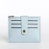 Cartholder on the button, the color is blue