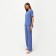 Women's costume (T -shirt, trousers) minku: enjoy Blue color, size 42