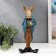 Polystone souvenir "Elk in a blue jacket and red butterfly" 30x12.5x11.5 cm