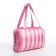 Cosmetic bag with lightning, white/pink color