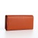 Women's wallet on a magnet, orange color