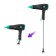 Feng KitFort KT-3222, 2000 W, 2 speeds, 3 temperature conditions, black and turquoise