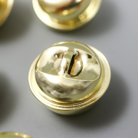 Set of decor for creativity "Bells Gold" set of 15 pcs 1x2x2 cm-1