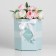 Carriage for flowers Folding hexagon "Pressent", 17 x 14.8 x 19.5 cm