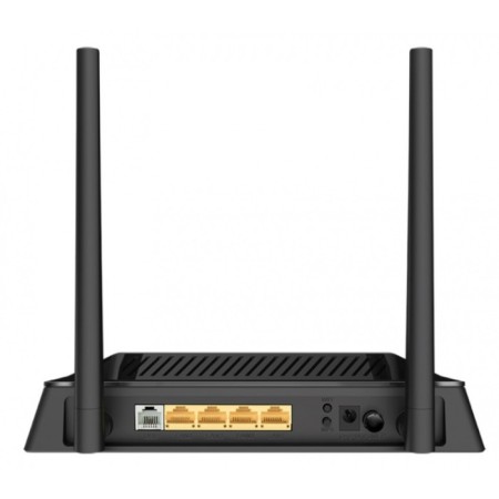 Wi-Fi router D-Link DSL-224/R1a, 300 Mbps, 4 ports 100 Mbps, black-3