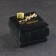 Casket "Ural", a coil, with a decorative stone, 6.5x6.5x5.5 cm