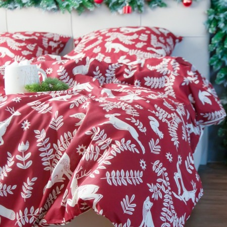 Bed linen Ethel duet Christmas Time 143x215 cm - 2 pcs, 220x240 cm, 70x70 cm -2 pcs-8