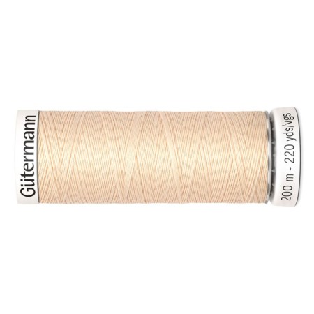SEW-HALL thread for all materials, 200 m, 748277 (005 cream)