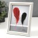 Photo frame plastic 13x18 cm "Golden spiral on white" 20.6x15.6 cm