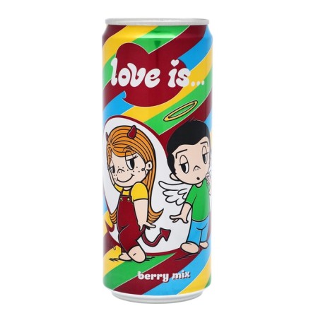 Glass water Love IS "Berry Mix", 330 ml-3