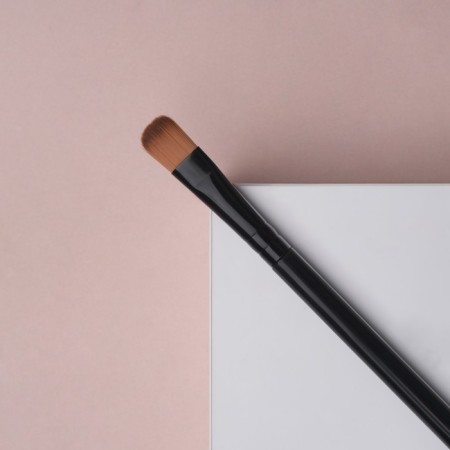 Makeup brush, 13.5 (± 1) cm, black color-2