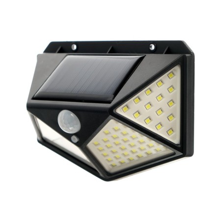Garden lamp on a sunny battery with a motion sensor, invoice, 13 × 9.5 × 5.5 cm, 100 LED, glow white-2