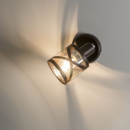 Sconces Citilux "Hesse" CL536615, 15x9 cm, 1x60W, E14, brown color-7