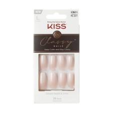 Набор накладных ногтей с клеем Kiss KCS01C «Вечная классика», максимальной длины, 28 шт