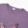 Female set (T -shirt/Bridges), purple/gray color, size 52