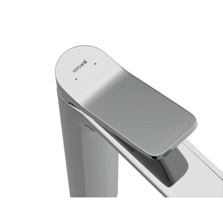 Cersanit Odra A63054 shell mixer, tall, drain set-2