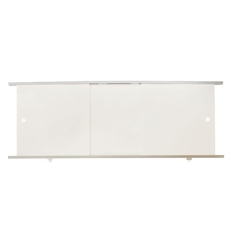 Bath screen "premium a", 148 cm, white color