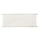Bath screen "premium a", 148 cm, white color