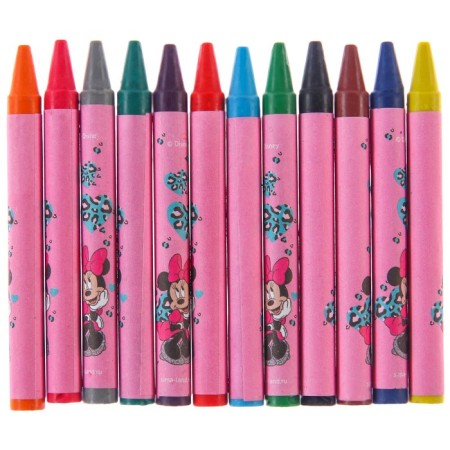 Wax pencils, set of 12 colors, Minnie Mouse-2