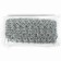 Braid silver loops with trilians width 2.7, 10 m