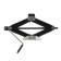 The rombic tundra jack, with a rubber support, lifting height 100 - 365 mm, 1.8 tons