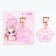 Acrylic key -keychain "for the sweetest", 5.7 x 5.2 cm