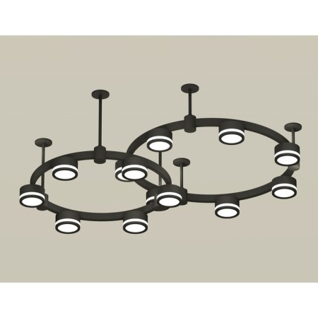Ambrella Light Acrylic lamp, XR92221003, GX53 LED 12 W, black sand, white matte