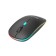 Mouse XTRIKE ME GW-113, game, wireless, backlight, 2.4G + BT, 400 mAh, black