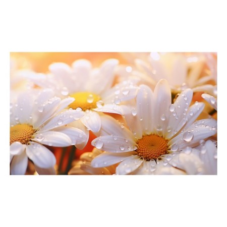Picture on the canvas "Chamomile" 60*100 cm