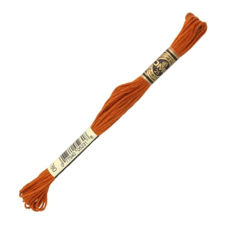 The threads of the DMC 117 (780), 12 pcs. packaged