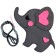 Set for creativity: soft toy from felt "elephant"