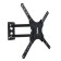Kronstein Luazon Kron-58, for TV, inclined-horned, 14-55 ", 40-380 mm from the wall, black