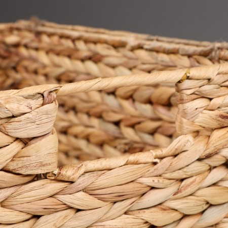 Wicker basket with a lid 40x25x18 cm-2