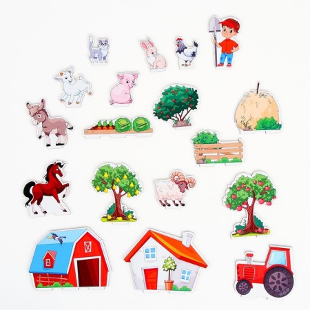 Puzzle. Repeat on the model "Farm"-1