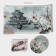 A set for sushi from glass “Pagoda”, 3 objects: saucepan 8 × 2 cm, 8 × 6 cm, stand 25 × 15 × 2 cm