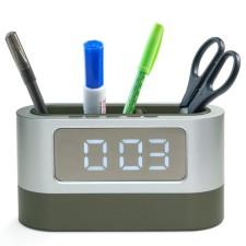 Clock - electronic organizer with an alarm clock, desktop, with a calendar, stopwatch, 3AAA