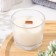 A candle made of soy wax in a glass with a wooden wick "Sandal tree", 65 grams