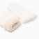 Women's mittens minku, milk color, 26 cm