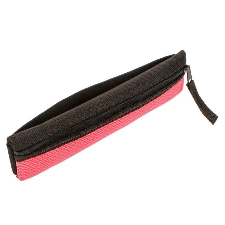 Penal soft, 1 department, 60 x 195 mm, flat, PMP 03-73 with a notebook for a notebook, bright pink 57434-2
