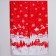 Losk Atlas "New Year's Night", red-white, 100 × 150 cm