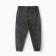 Pants for the boy, the color is dark gray, height 116