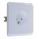 SE SE "Study", 16 A, 250 V, built-in, without salary, IP20, white, PC16-001B