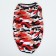 T -shirt for animals, 2xl (ds 45, og 55 cm), red camouflage