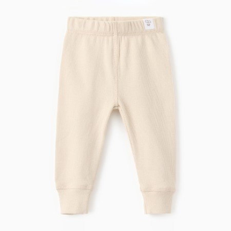 Children's pants Minaku: Basic Line Baby, beige color, height 80-86