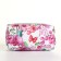 Cosmetic bag with lightning, white/pink color