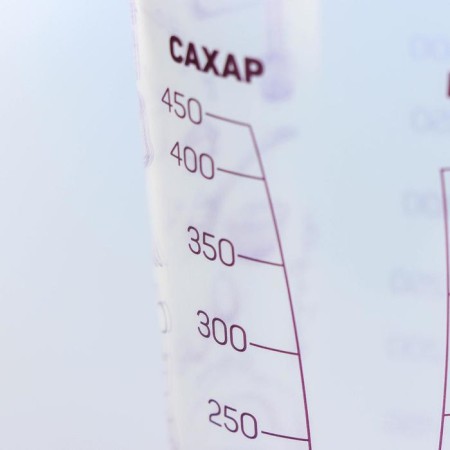 A glass of measured "Wittty", 500 ml, h = 16.5 cm, d = 8 cm-3